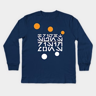 Bright Suns, Rising Moons - Galaxy's Edge Inspired Kids Long Sleeve T-Shirt